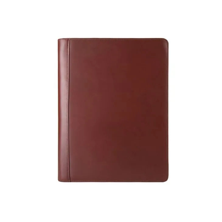 Dark Red Zipper PU Leather Portfolio Case A4 Dark Red Zipper PU Leather Portfolio Case A4