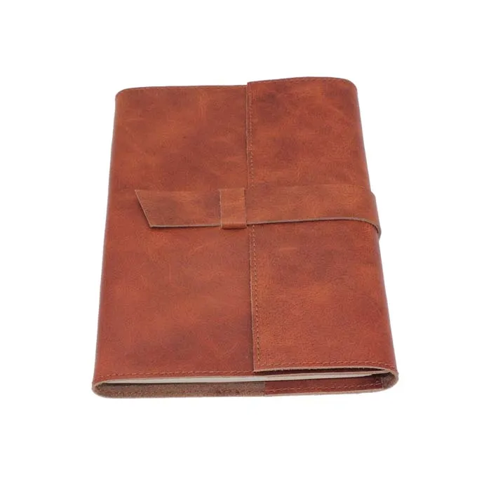 Embossed Refillable Genuine Leather Journal