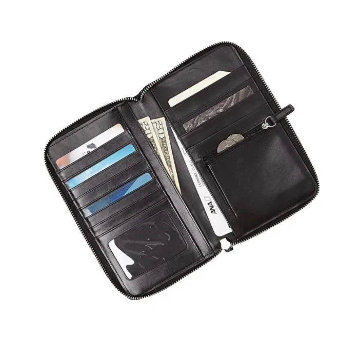 Monogrammed Passport Document Wallet Monogrammed Passport Document Wallet