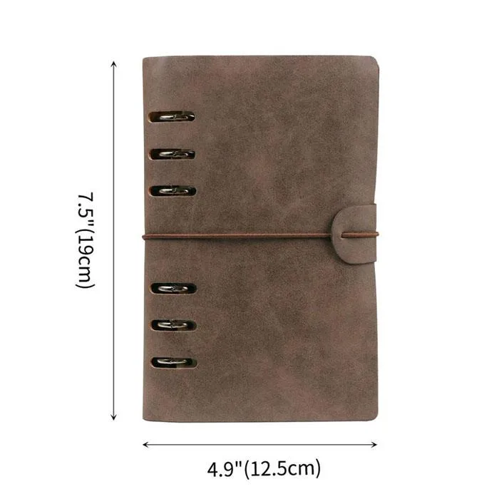 Traveller Loose Leaf PU Leather Notebook