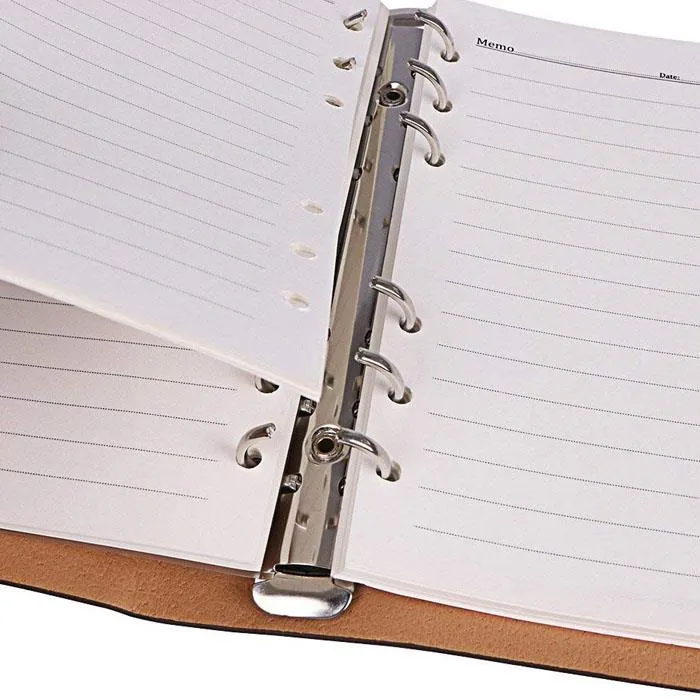 Traveller Loose Leaf PU Leather Notebook