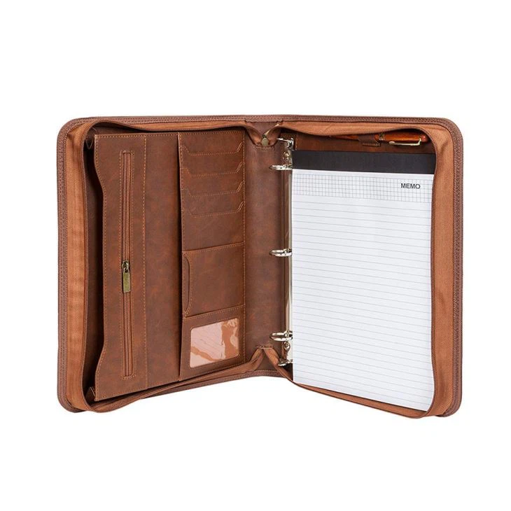 3 Ring Padfolio With Zipper 3 Ring Padfolio With Zipper