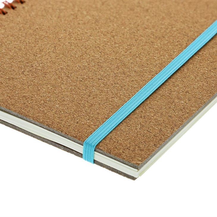 Cork Cover Spiral Journal