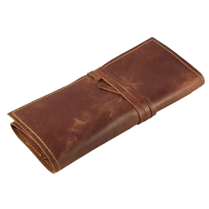 Genuine Leather Pencil Roll Genuine Leather Pencil Roll