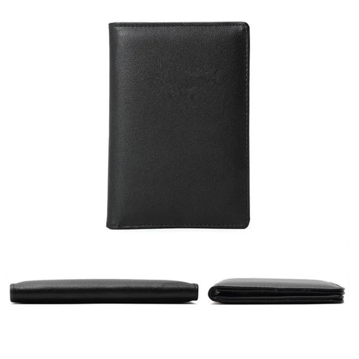 pu Leather passport holder For Men