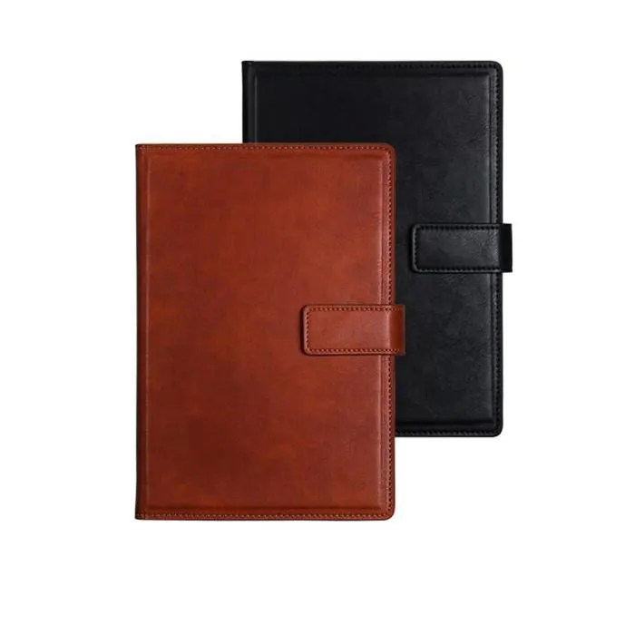 PU Leather Diary With Creative Clasp