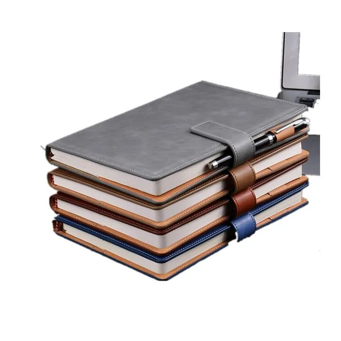 PU Leather Diary With Creative Clasp